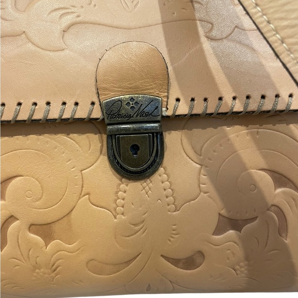 Patricia Nash Carved Leather Crossbody - Picture 7 of 12